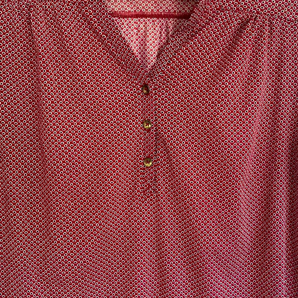 Red blouse